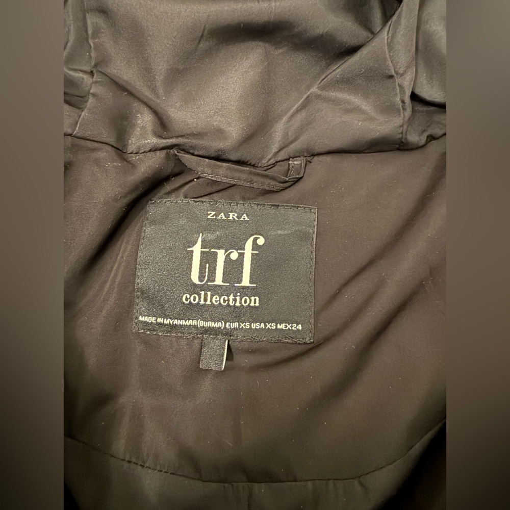 Zara TRF Collection Black Puffer Jacket - Picture 5 of 7